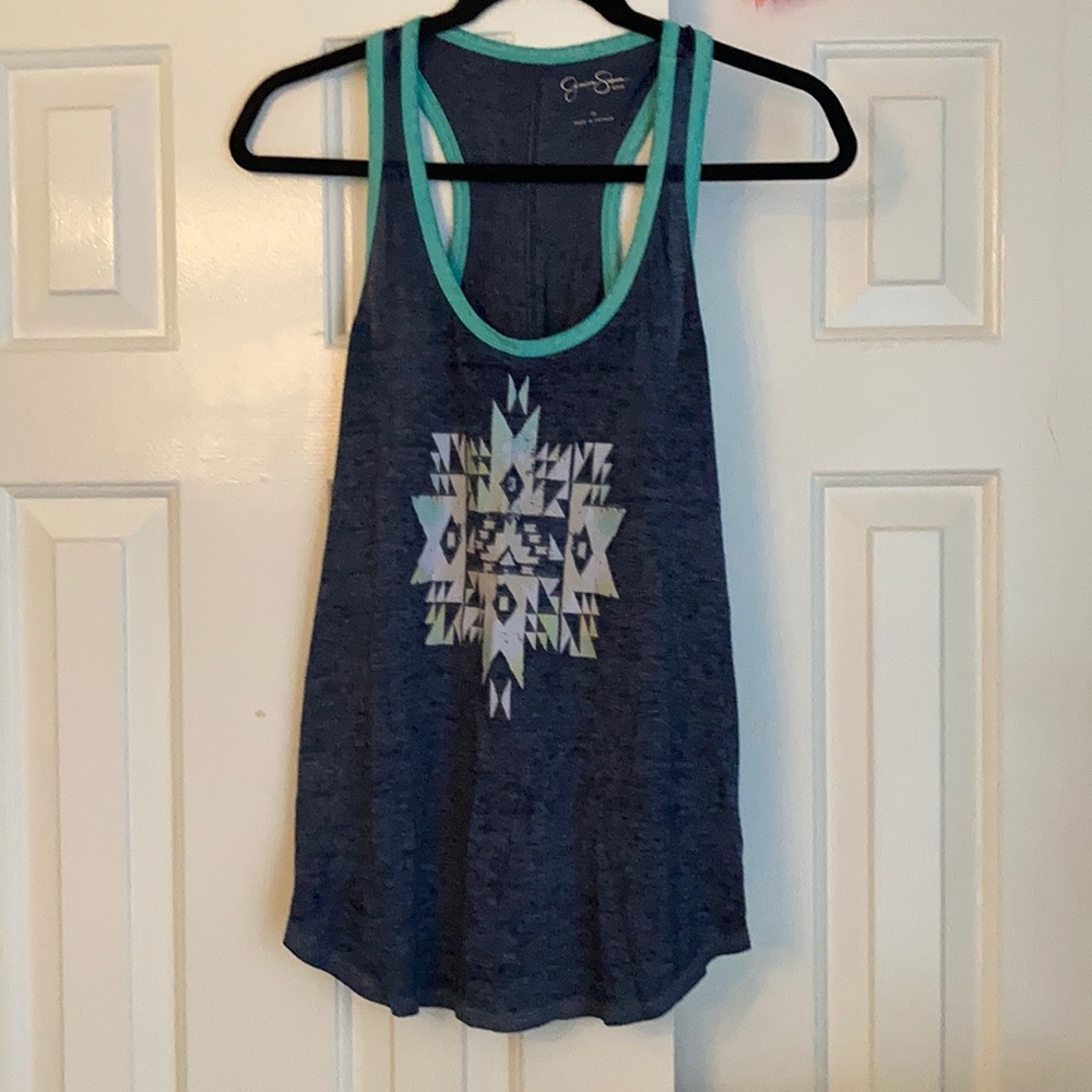 Dark blue tank top
